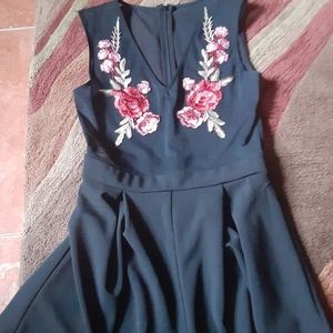 Classy shear top romper